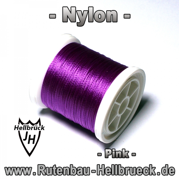 Bindegarn Nylon - Stärke: -D- Farbe: Pink